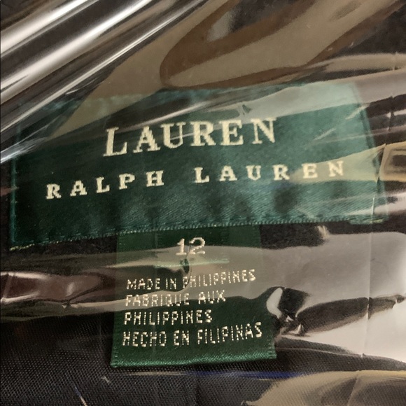 Lauren Ralph Lauren black wool-blend blazer coat - Picture 6 of 6